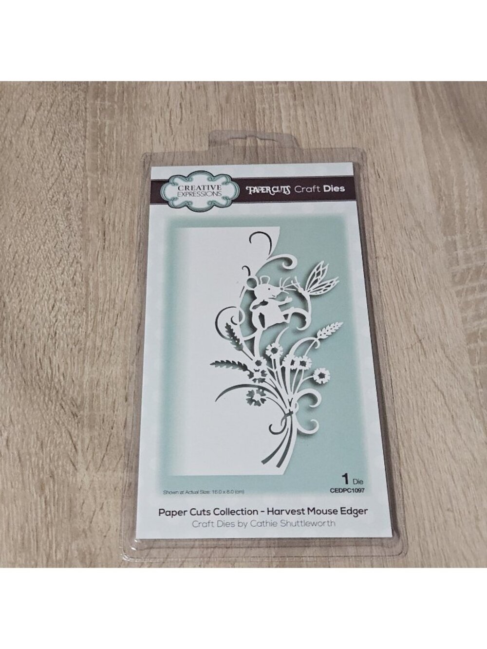 Creative Expressions Paper Cuts Collection Harvest Mouse Edger Die CEDPC1097 New